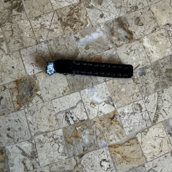 Vintage Prada Semitracolla Tessuto + Vitel Black Shoulder Bag - Picture 12 of 16